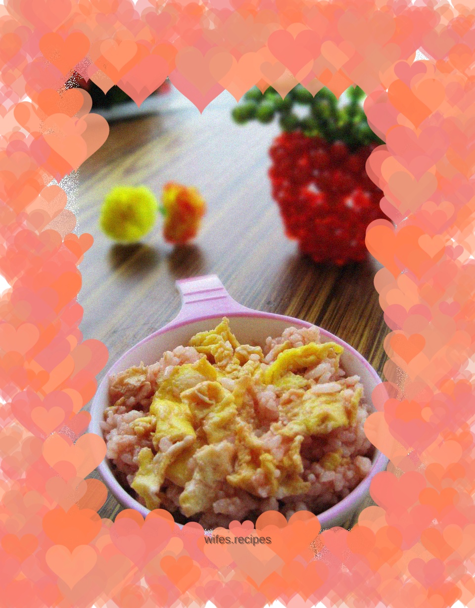 Fried rice with fermented bean curd and egg