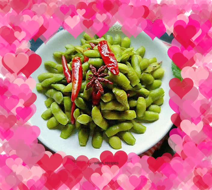Salted edamame