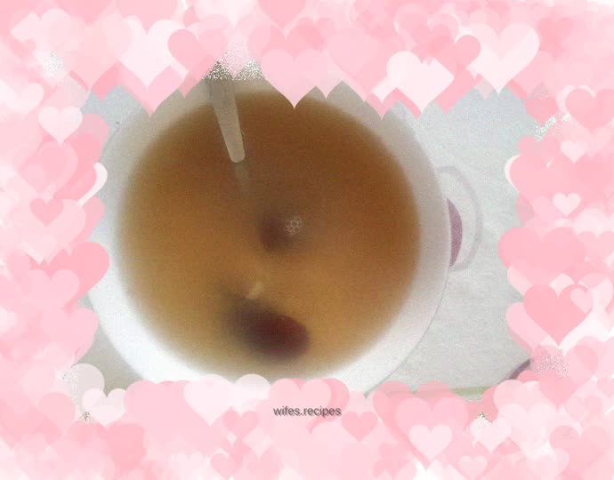 Red dates and millet porridge