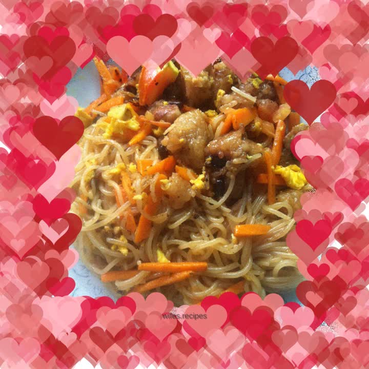 Fried dried vermicelli