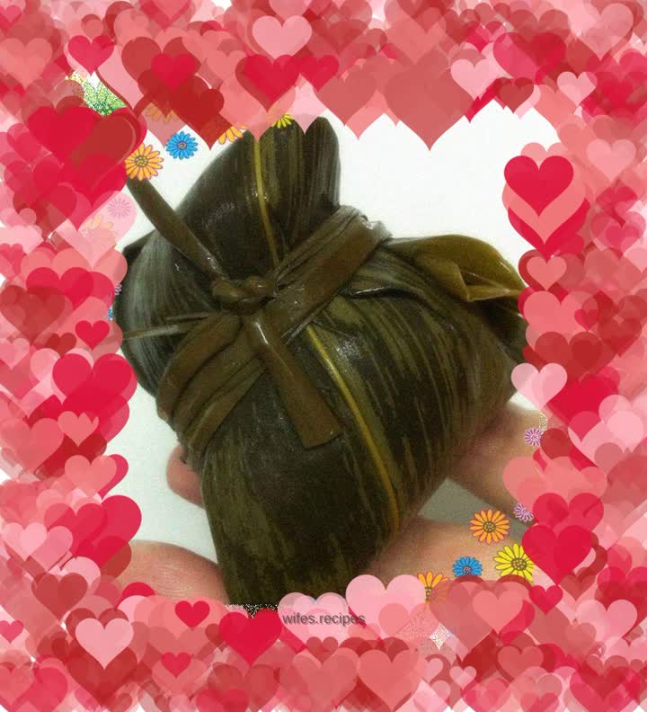 The fragrance of Dragon Boat Festival rice dumplings ---- Five-spice bacon rice dumplings