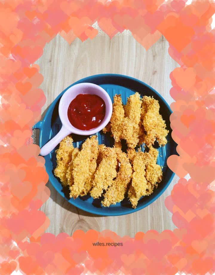 Golden grilled chicken fillet