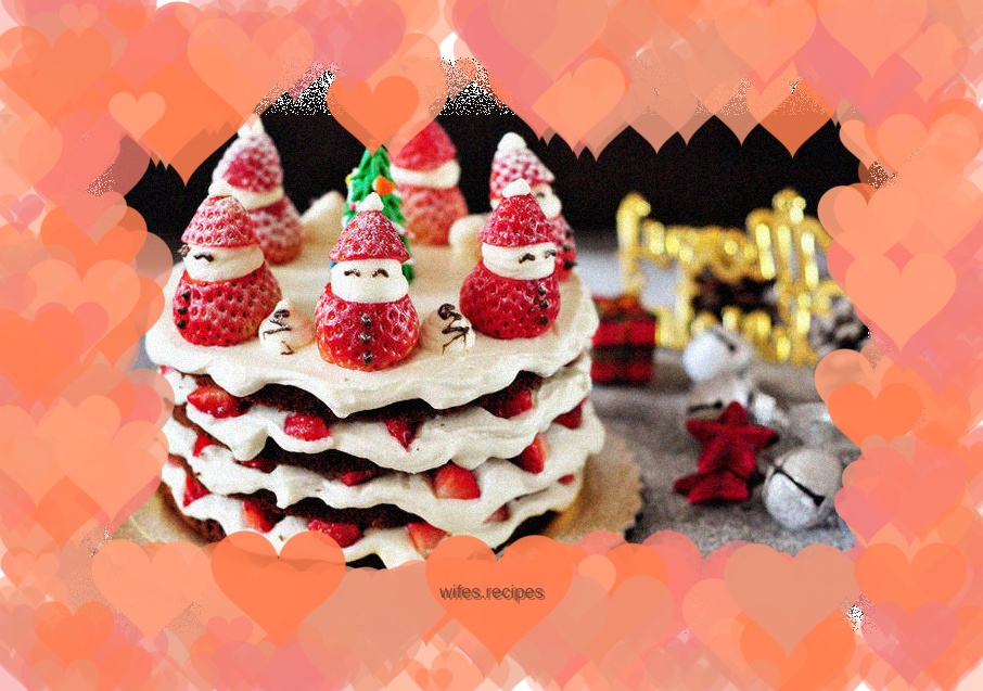 Christmas Snowman Naked Cake