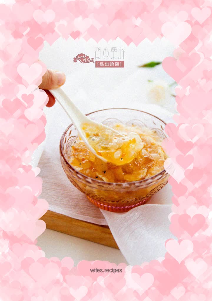[Peach Gum Soap Rice Lily Soup] Make a hydrated beauty in autumn and winter