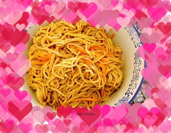 Cold dry noodles with soy sauce