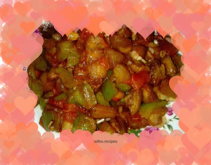 Grilled Eggplant with Sliced Pork - Low Oil Version