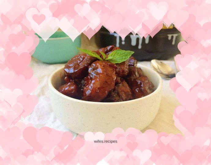 Casserole with fermented bean curd and roasted pork