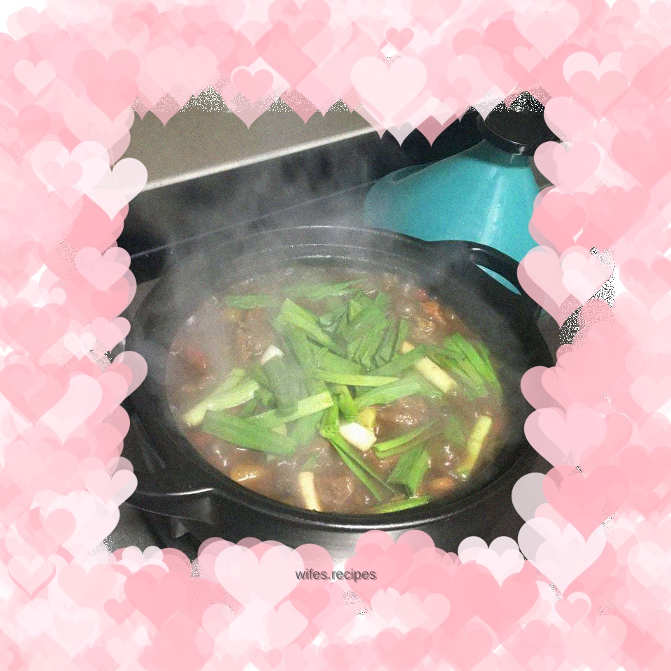 Abalone and beef brisket pot