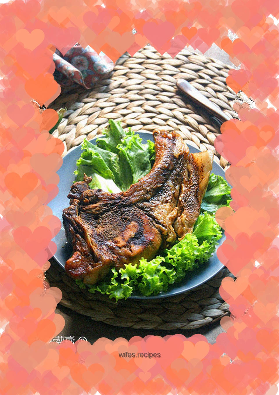 Wine-flavored Pork Steak