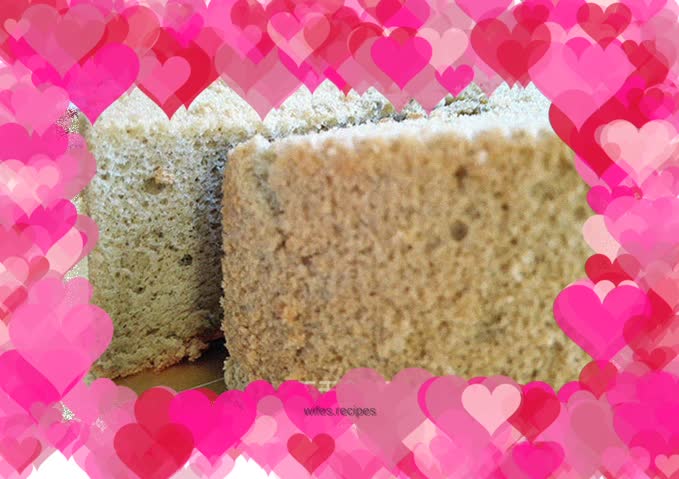 6-inch light matcha chiffon cake