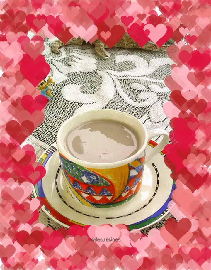 Red bean barley lotus seed soy milk