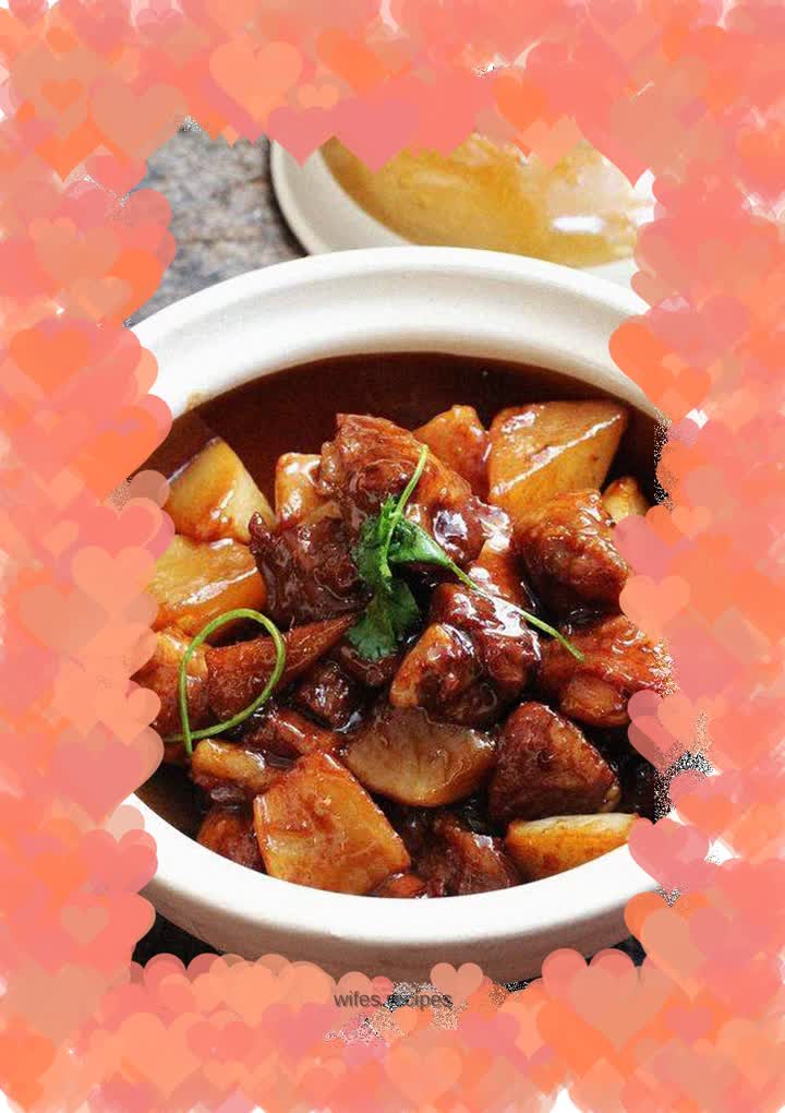 Chilly and fragrant mutton: braised radish mutton