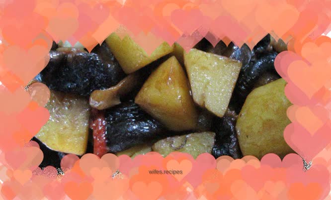 Grilled Potatoes with Mushrooms