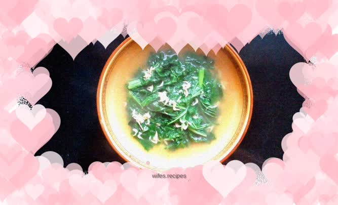 Shrimp skin and cabbage soup