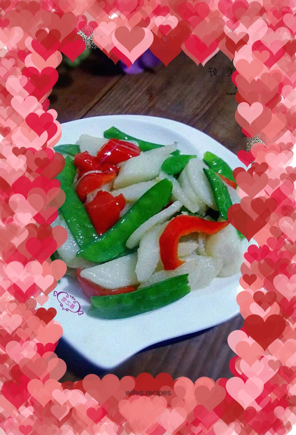 Yam and seasonal vegetables