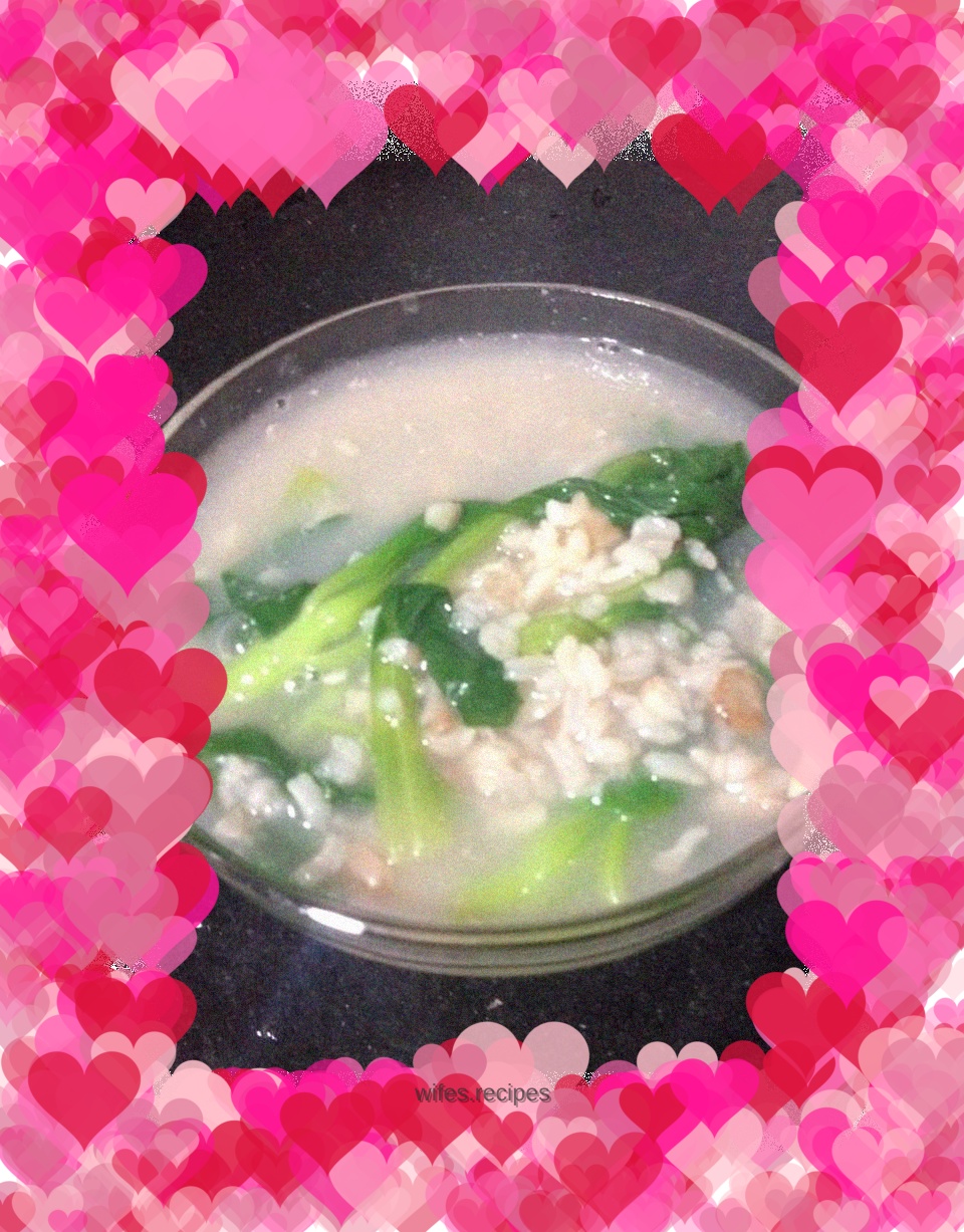 Peanut vegetable porridge