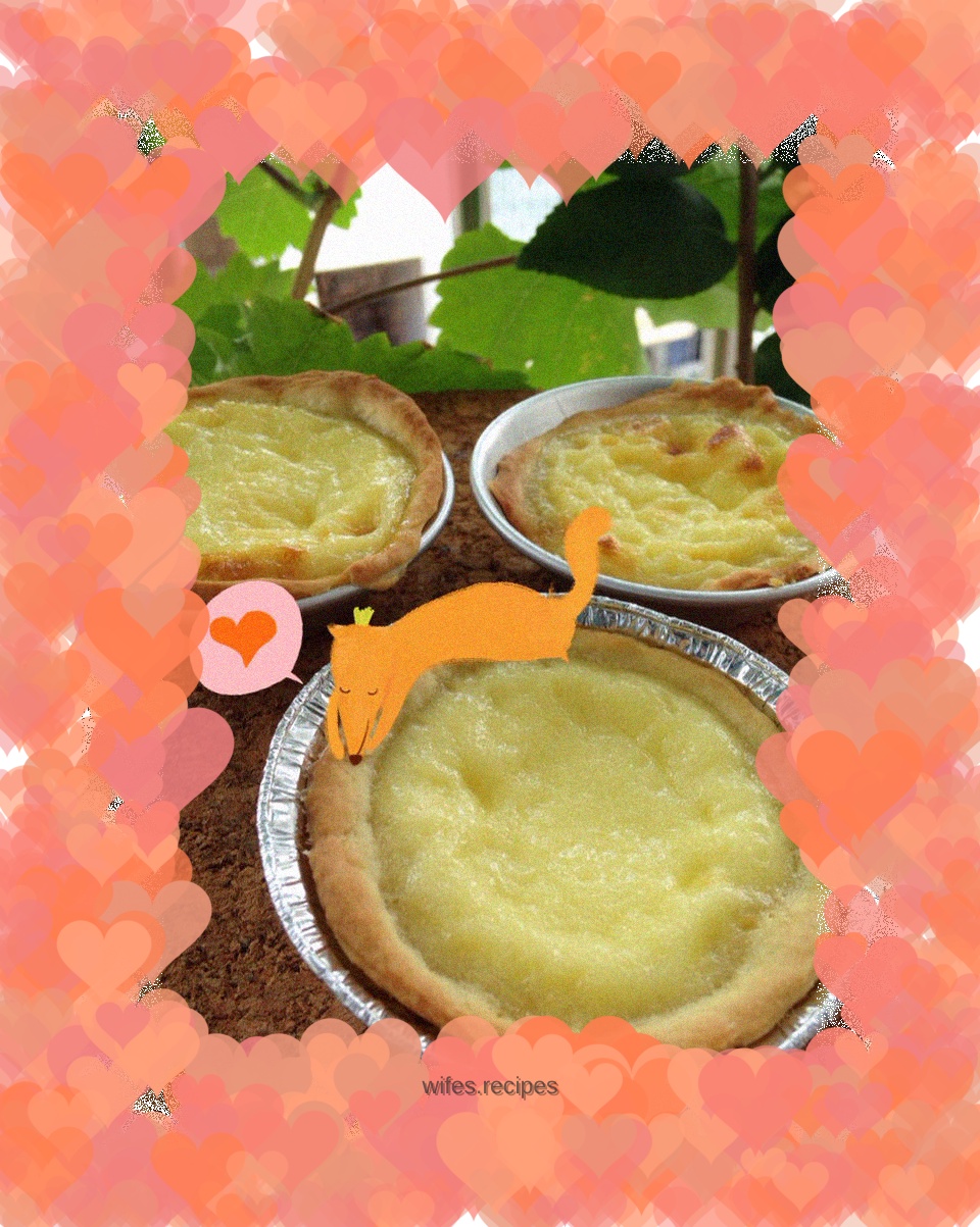Creamy egg tart