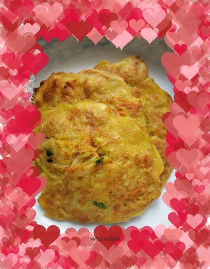 Potato Carrot Egg Pancake