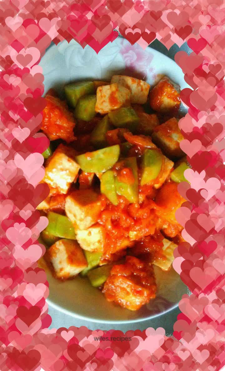 Sweet and sour soft tofu