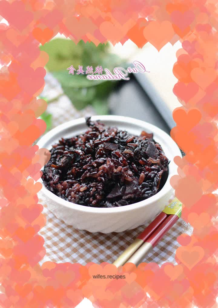 [Bread machine version of bacon grilled 2-color rice]---The fourth dish of New Year’s Eve ‘Happiness’