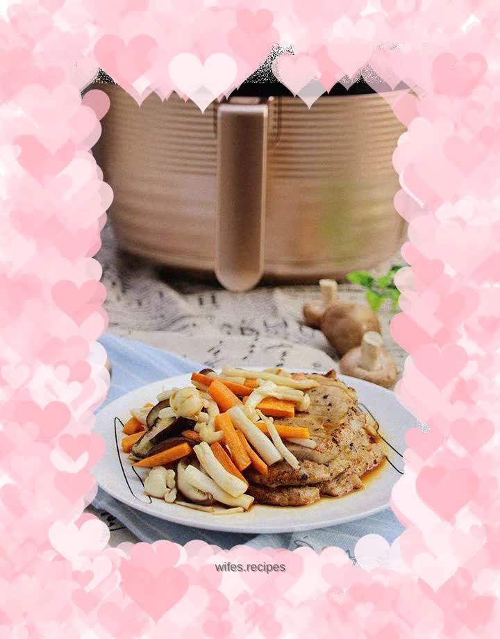 Pork Chop and Mushroom Salad