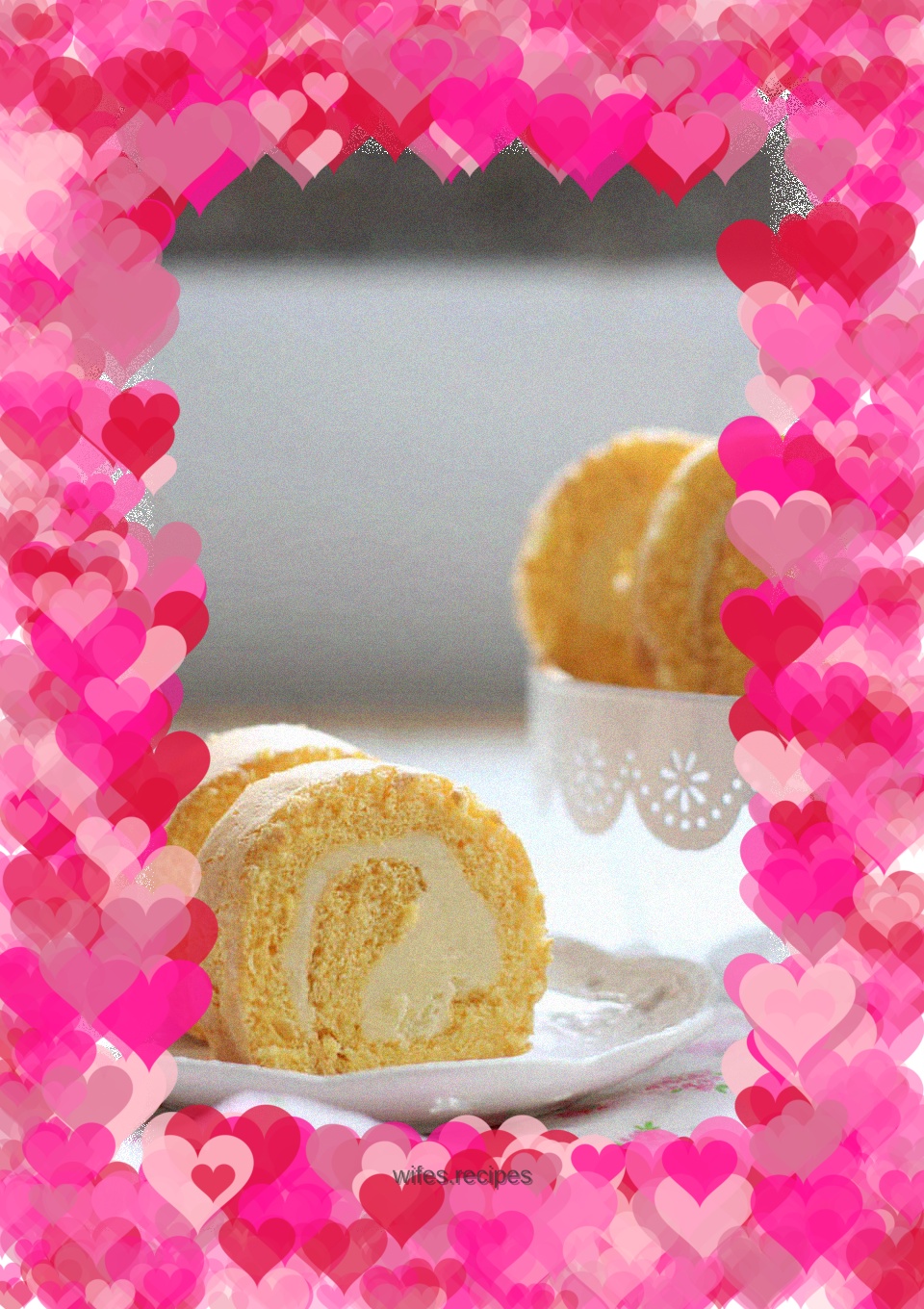 [Tomato recipe] Japanese cotton cake roll - easy to operate, delicate taste