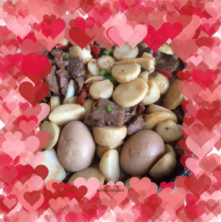 Braised Beef and Taro