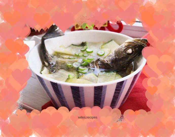Seabass and radish soup