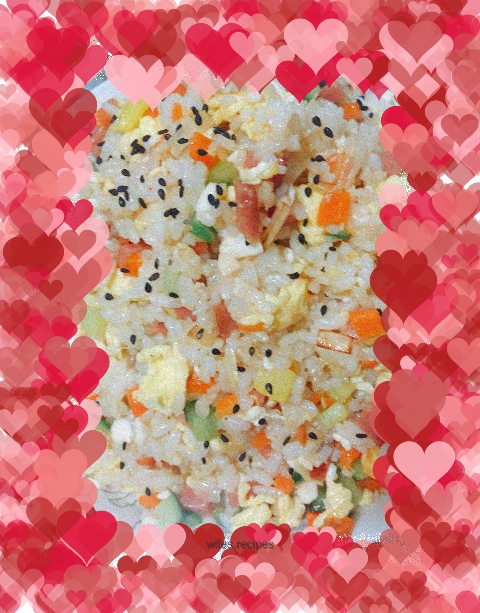 Salted egg fried rice