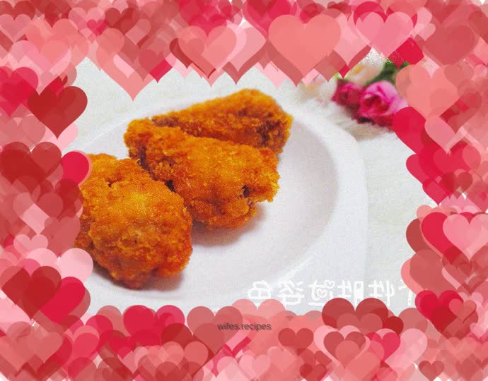 Crispy fried chicken legs