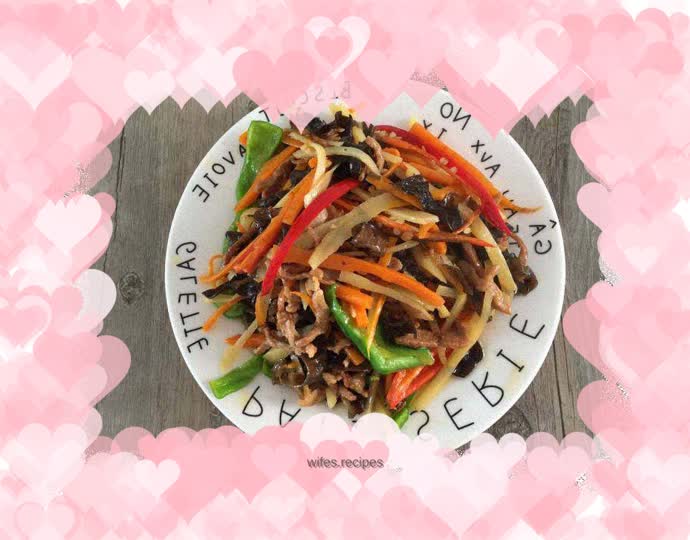 Fish-flavored shredded pork