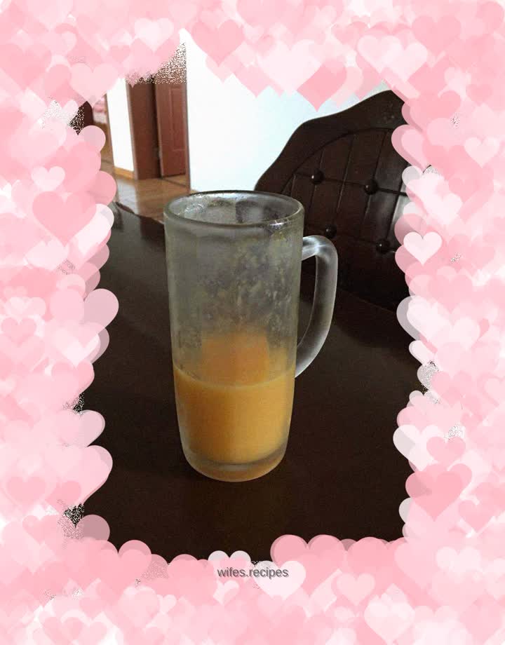 Bingbing orange juice