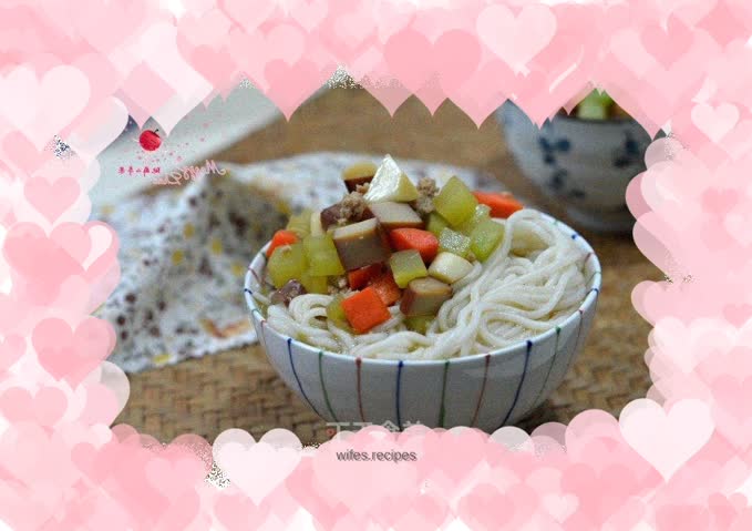 【Beijing】Noodles with dried egg and diced bamboo shoots