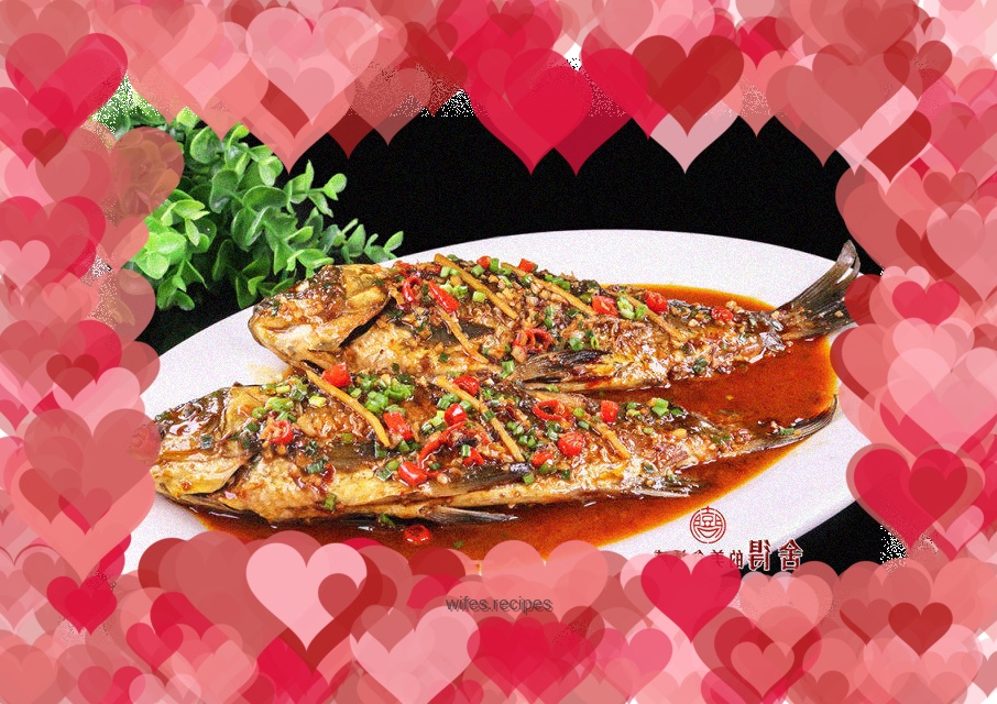 Dry roasted crucian carp