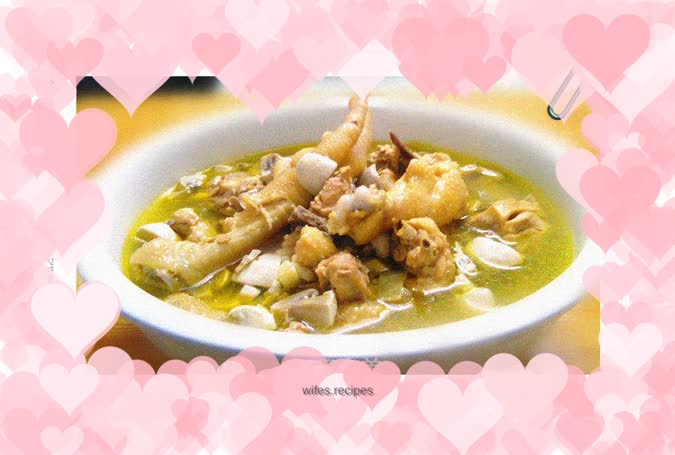 Agaricus bisporus chicken soup