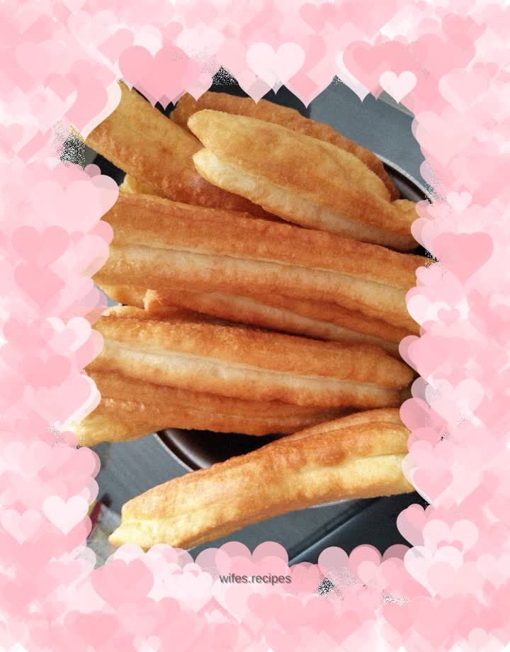 Healthy and delicious fried dough sticks