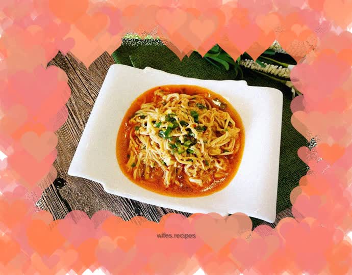 Cold Enoki Mushrooms