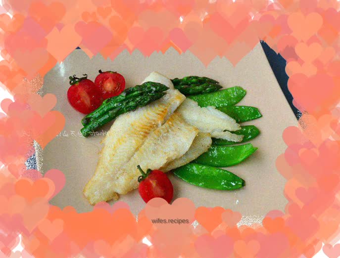 Pan-fried sole fillet