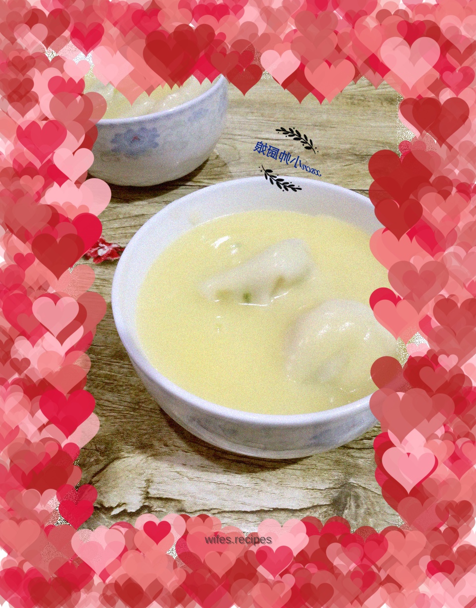 Golden dumpling porridge