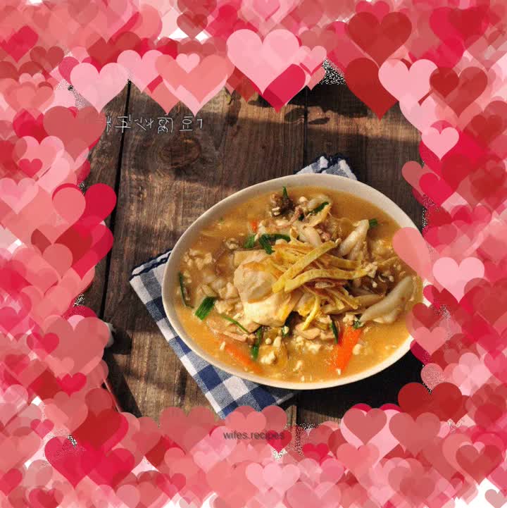 Fried rice cake with tofu