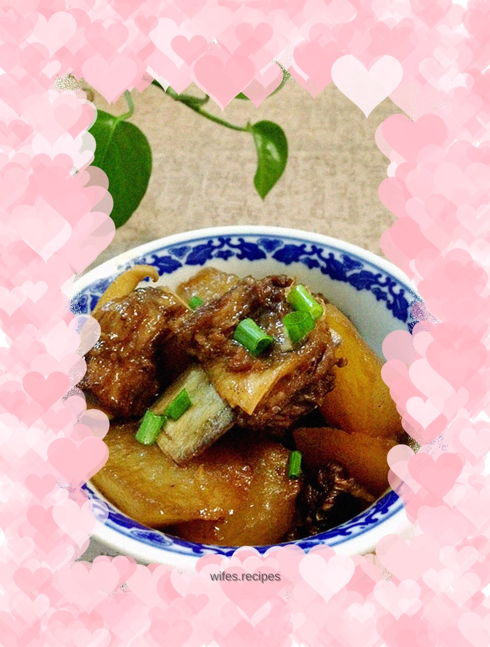 Beef ribs and stewed radish