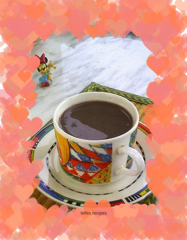 Fat-adjusting black rice and yam paste