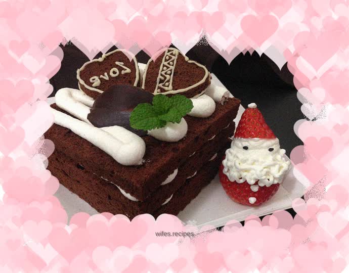 Classic Chocolate Christmas Cake