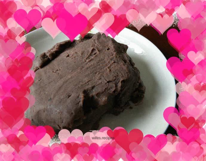 Homemade red bean paste
