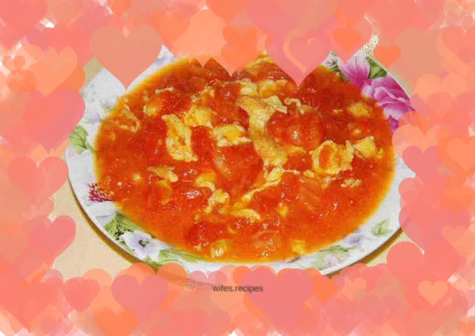 Scrambled eggs with tomatoes