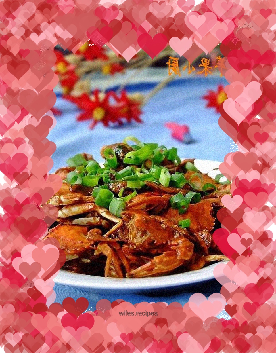 Sautéed crab with soy sauce