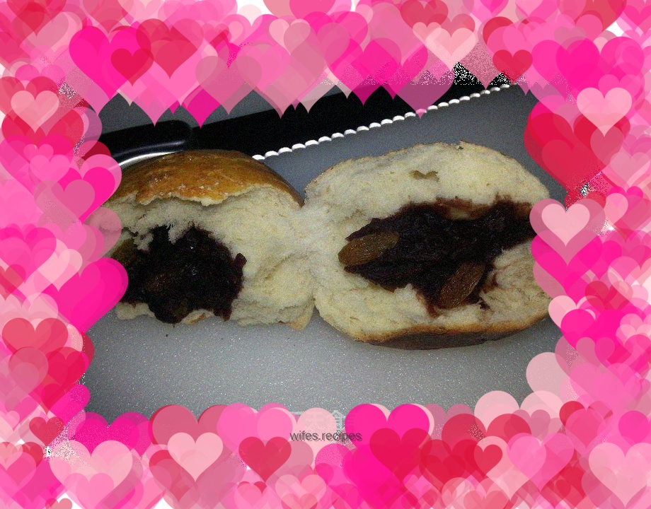 Bread machine-bean paste snack bag