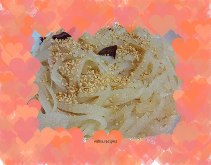 Stir-fried crispy shredded radish