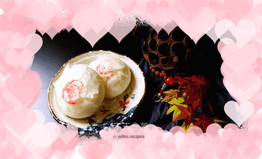 Meat floss and egg yolk cake