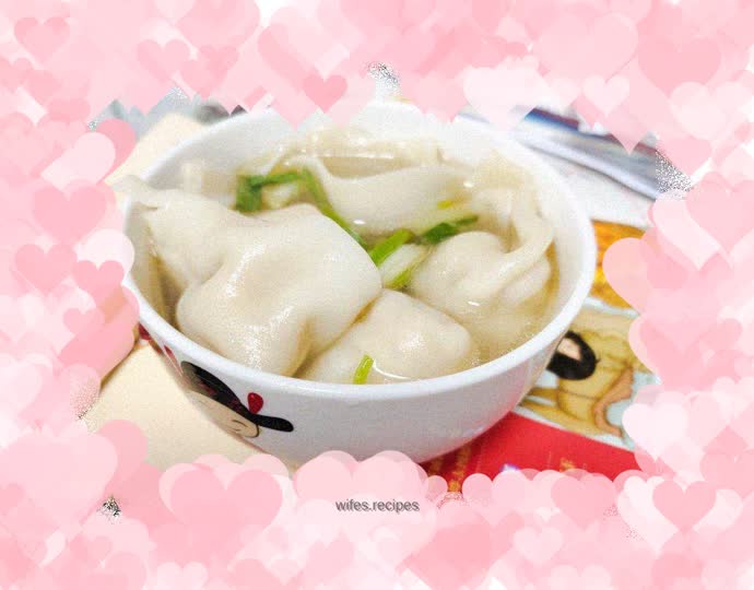 Minced Pork and Shredded Radish Wontons